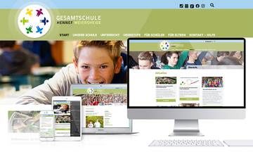 Komplett neuer, mobiloptimierter Auftritt für die Gesamtschule Meiersheide Hennef